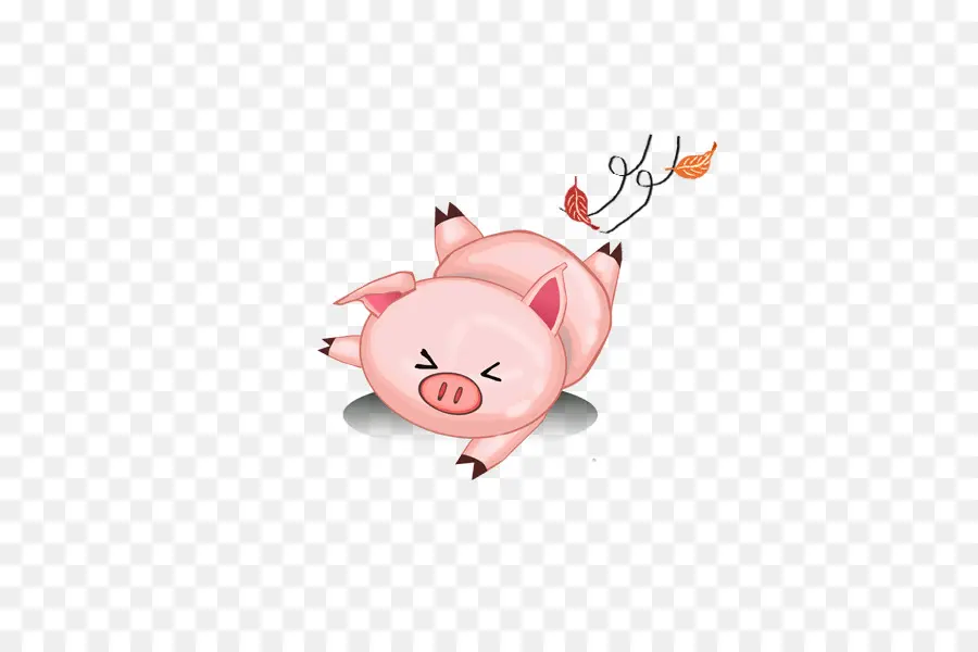 Cochon Rose，Dessin Animé PNG