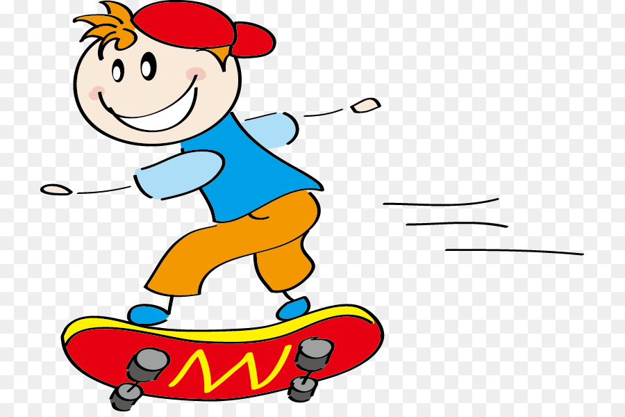 Garçon Sur Skateboard，Enfant PNG