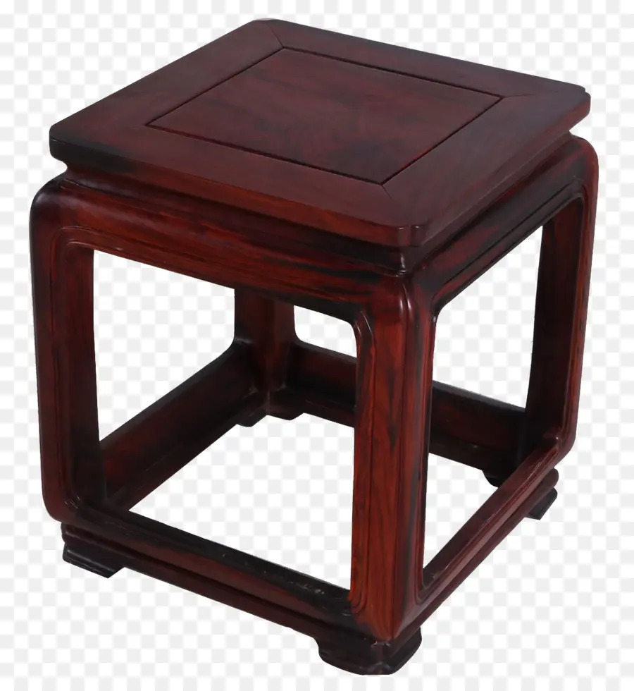 Tabouret En Bois，Carré PNG