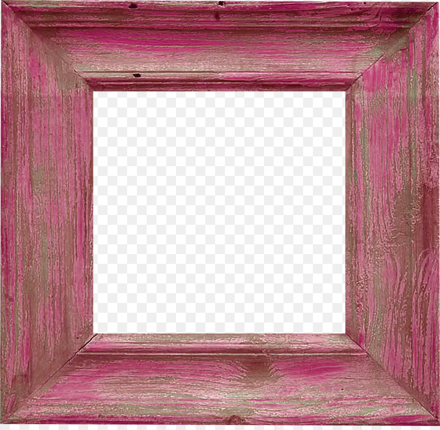 Cadre En Bois，Rose PNG