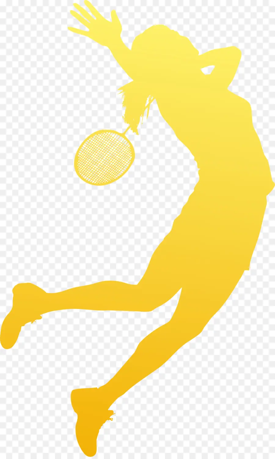 Joueur De Tennis Jaune，Tennis PNG