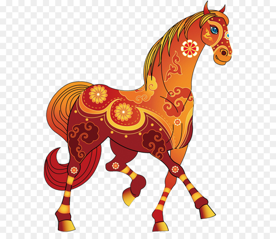 Cheval à Bascule，En Bois PNG