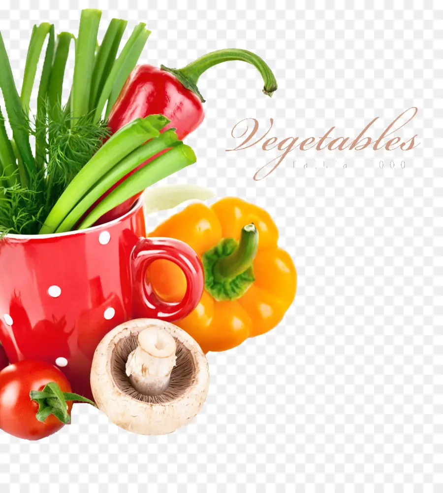 Légumes Dans Une Tasse Rouge，Tasse Rouge PNG