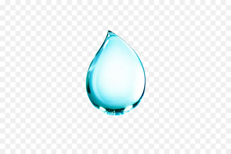 Goutte D'eau Bleue，Liquide PNG