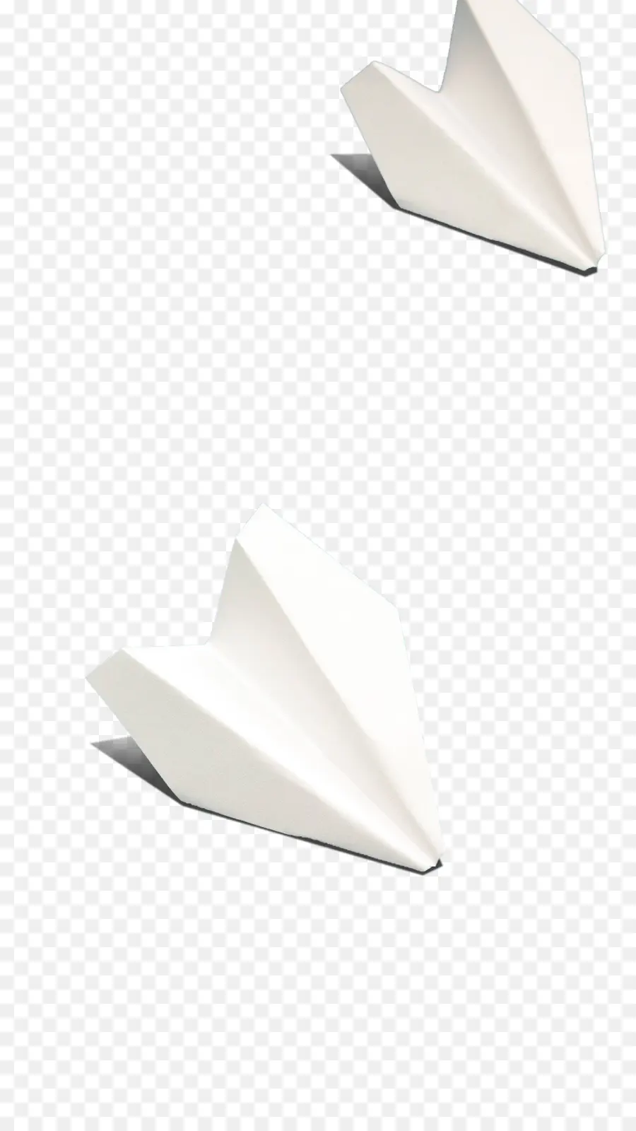 Avion En Papier，Blanc PNG