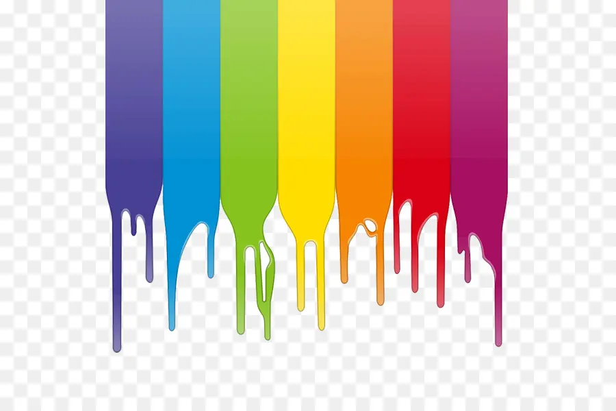 Peinture Qui Coule，Couleurs PNG