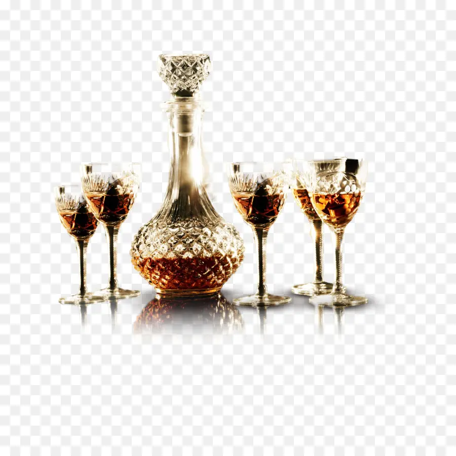 Carafe Et Verres，Cristal PNG