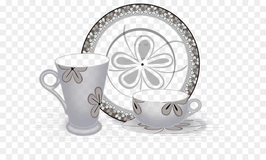 Vaisselle élégante，Tasses PNG