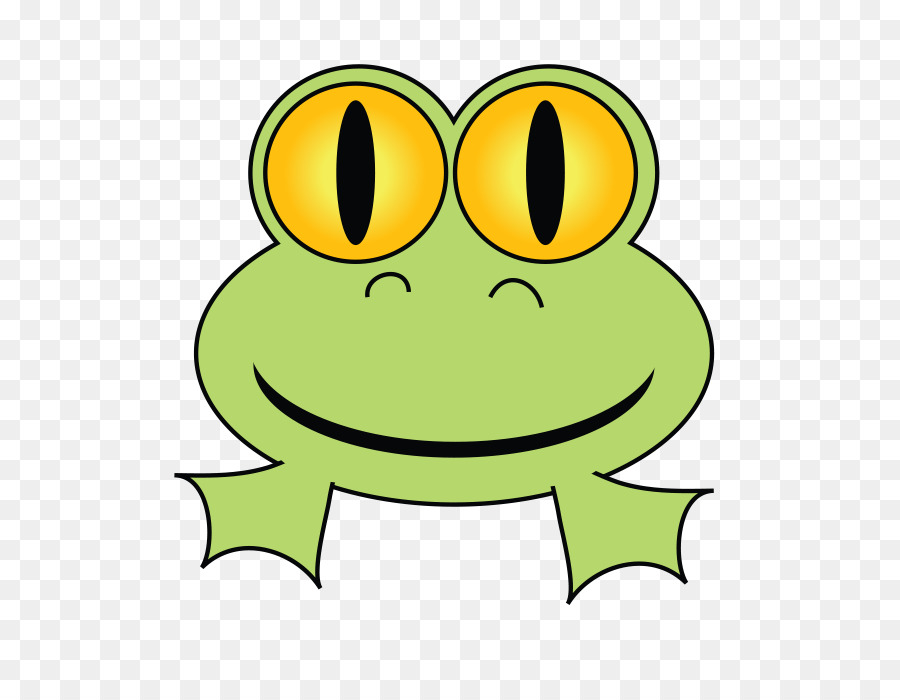 Grenouille Jaune，Dessin Animé PNG