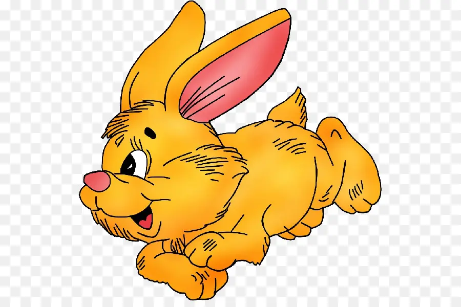 Lapin Jaune，Mignon PNG