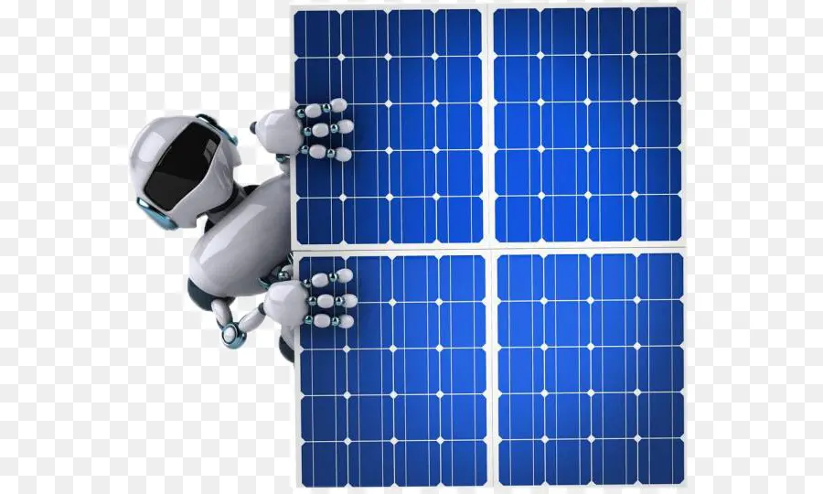 Robot，Panneau Solaire PNG