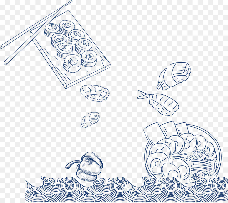 Sushis，Baguettes PNG