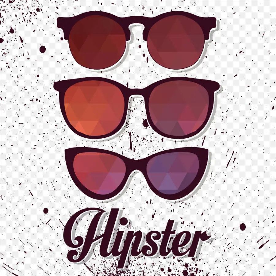 Lunettes De Soleil Hipsters，Lunettes PNG