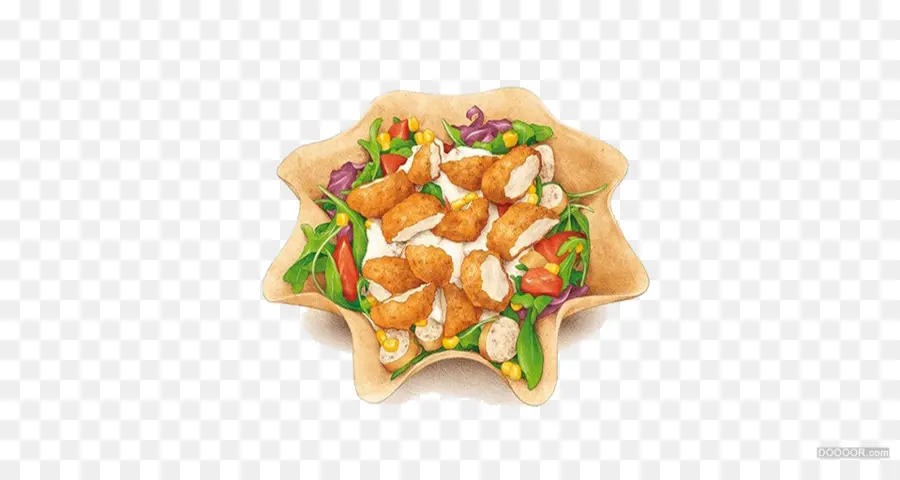 Salade De Tacos，Bol PNG