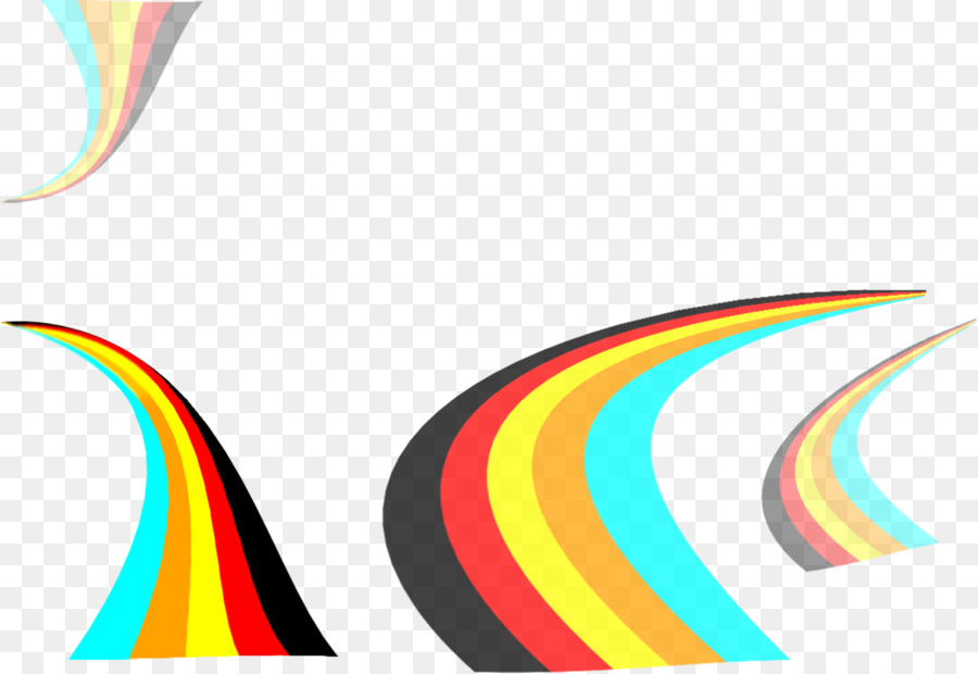 Stries Colorées，Lignes PNG