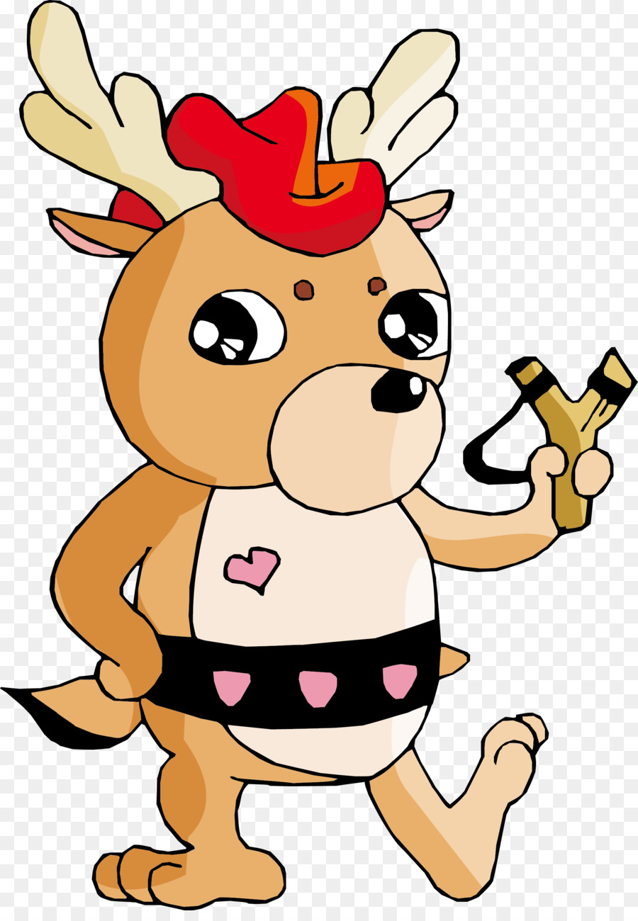 Cerf，Dessin Animé PNG