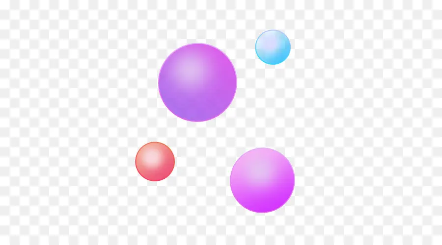 Bulles Colorées，Cercles PNG