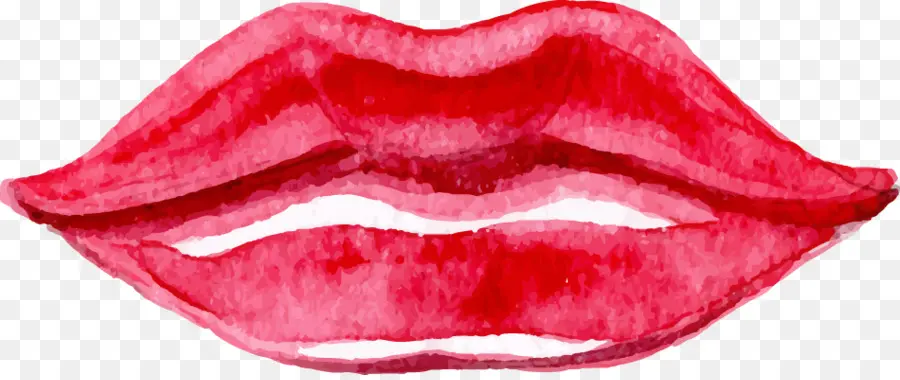 Lèvre，La Peinture à L'aquarelle PNG