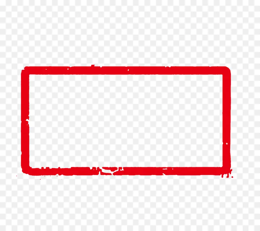 Timbre Rouge，Rectangle PNG