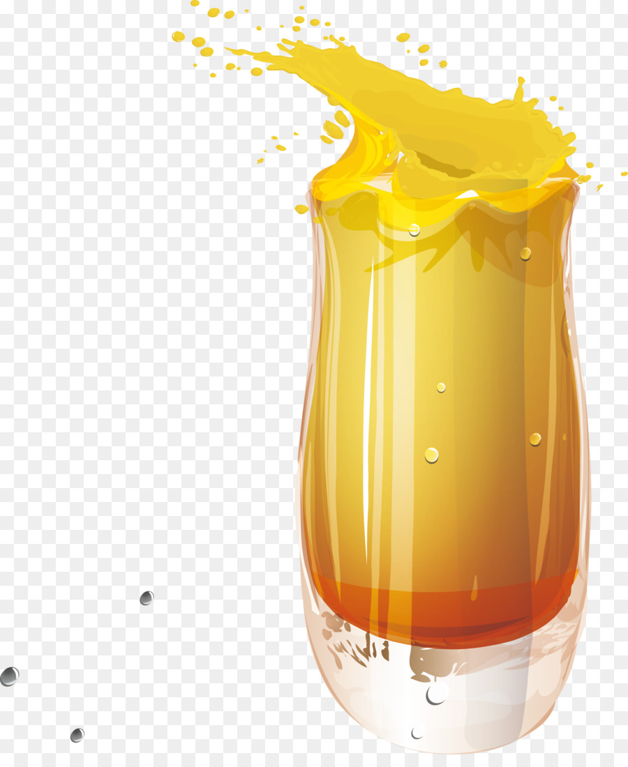 Du Jus D'orange，Verre PNG