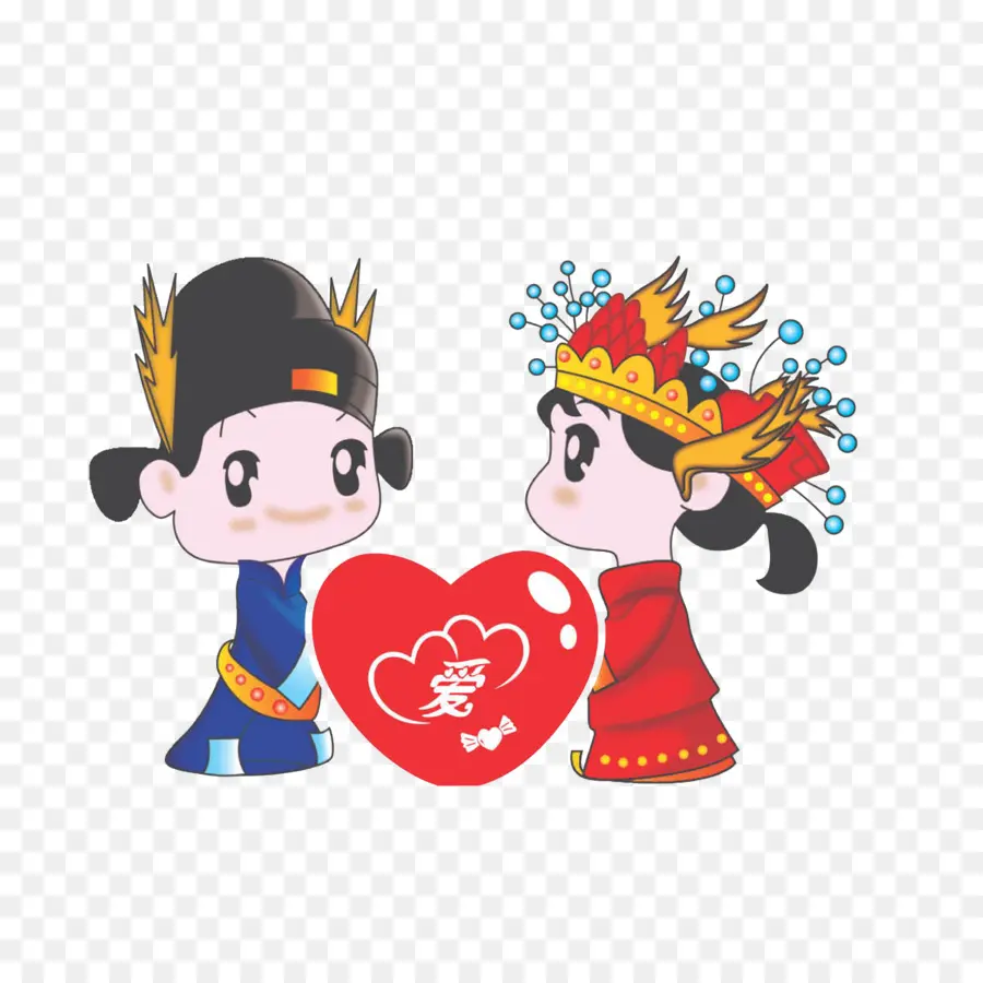 Personnages De Dessins Animés，Couple PNG