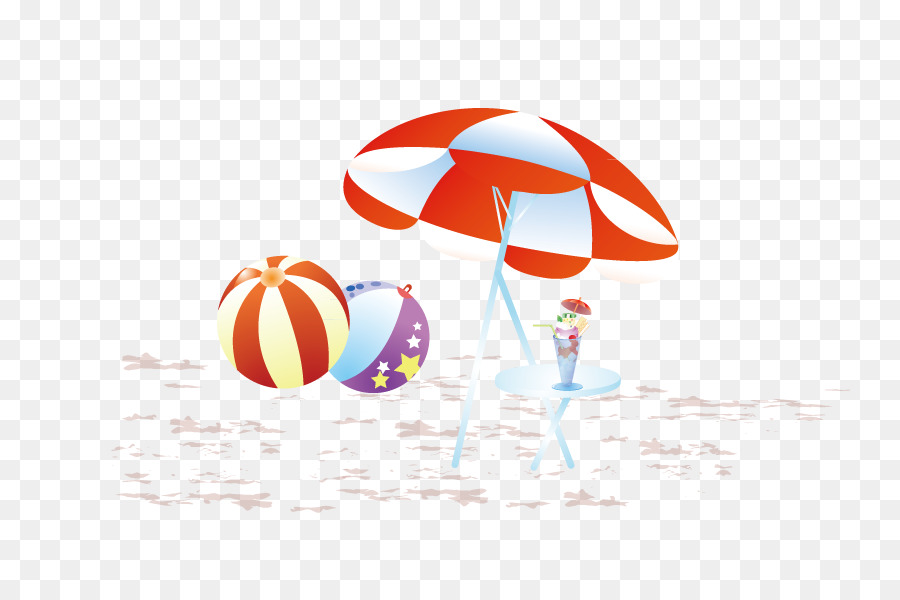 Parasol De Plage，Ballon De Plage PNG