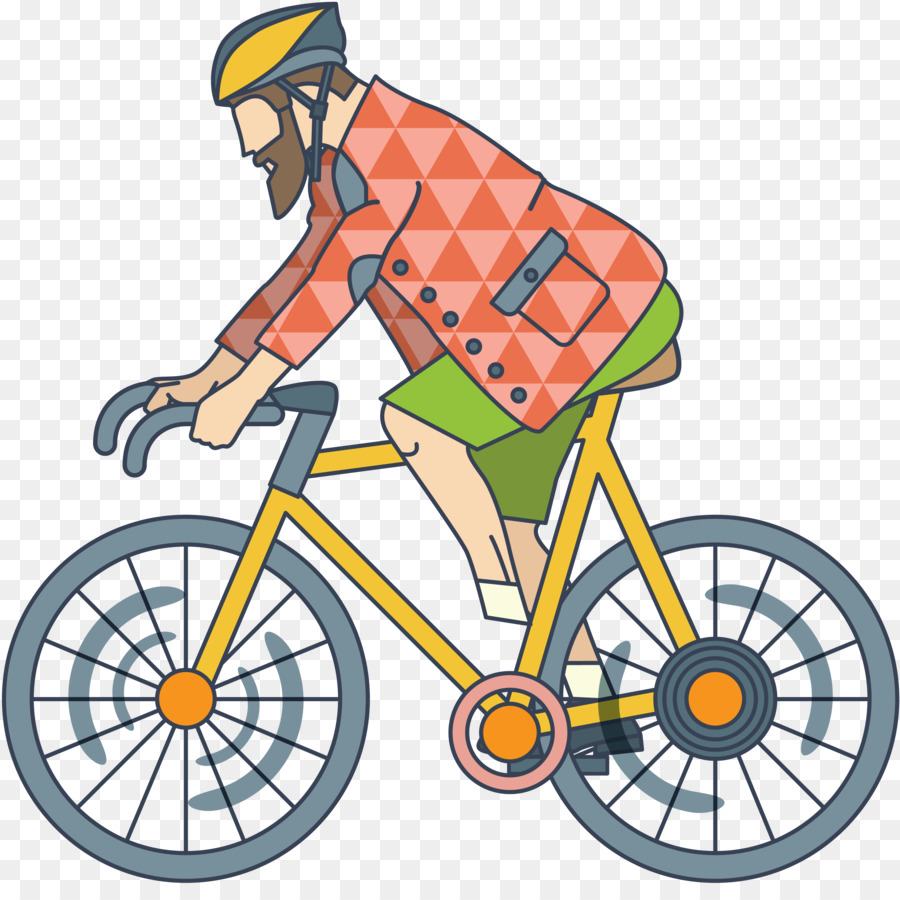 Cycliste，Vélo PNG