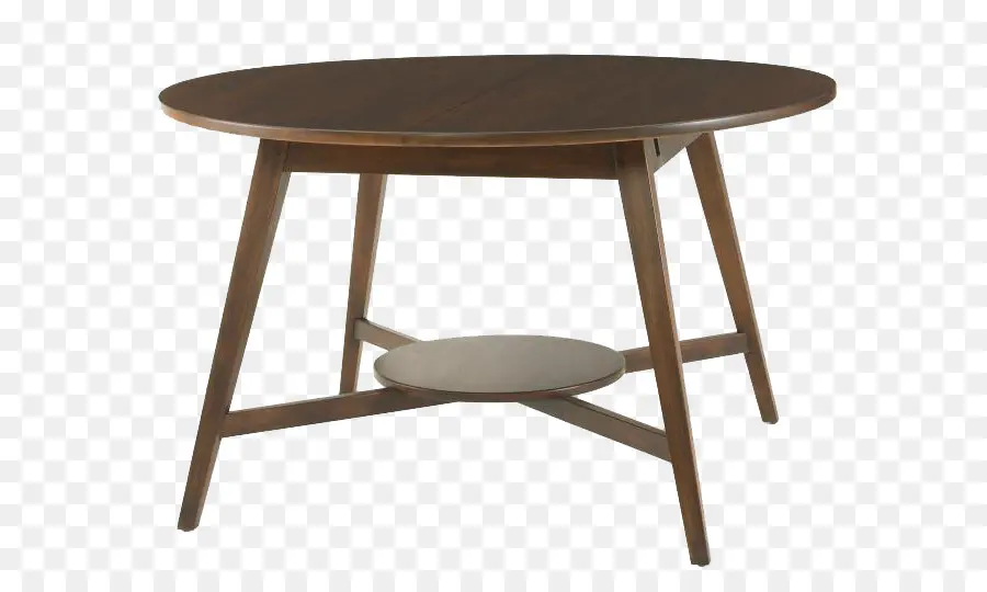 Table Ronde，En Bois PNG