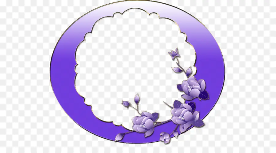 Cadre Violet，Fleurs PNG