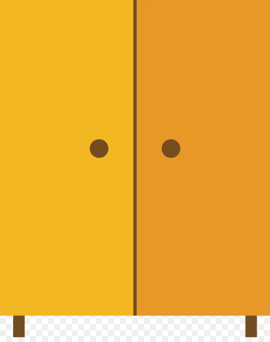 Armoire Jaune Et Orange，Stockage PNG