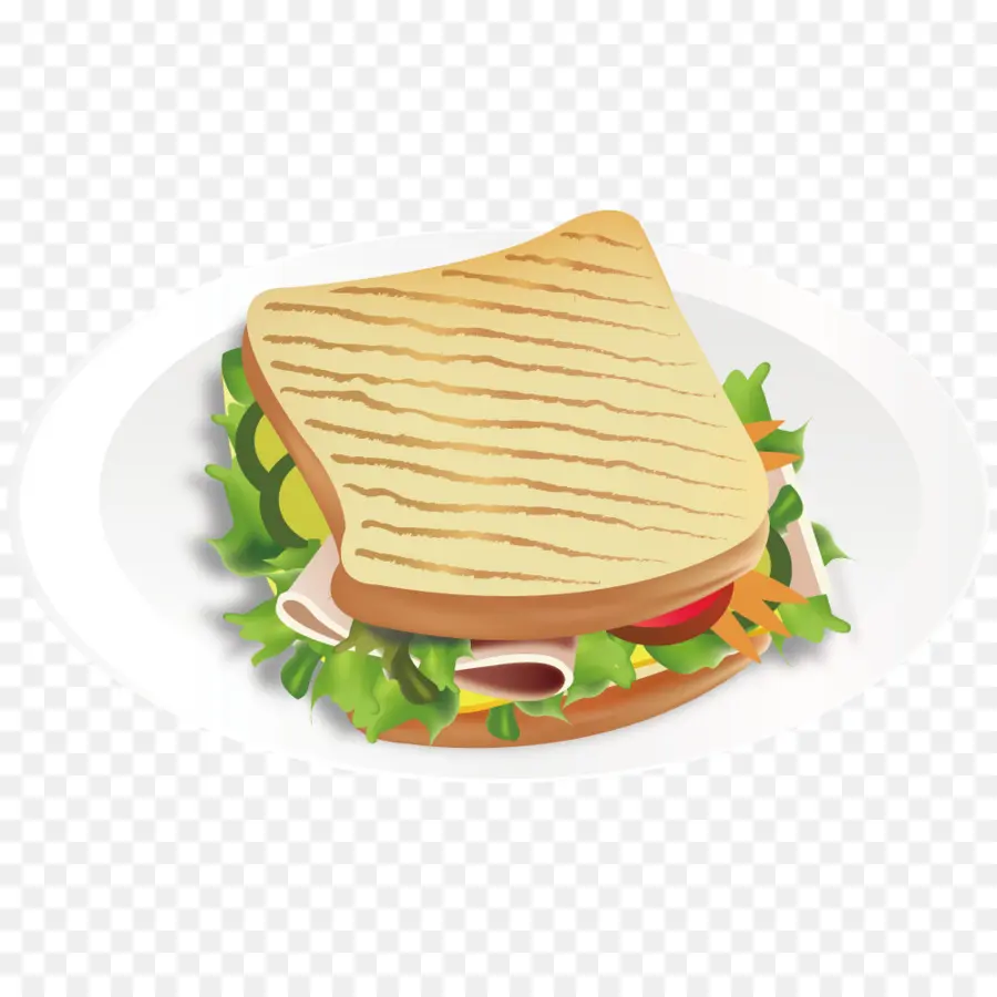 Jambon Et Fromage Sandwich，Toast PNG