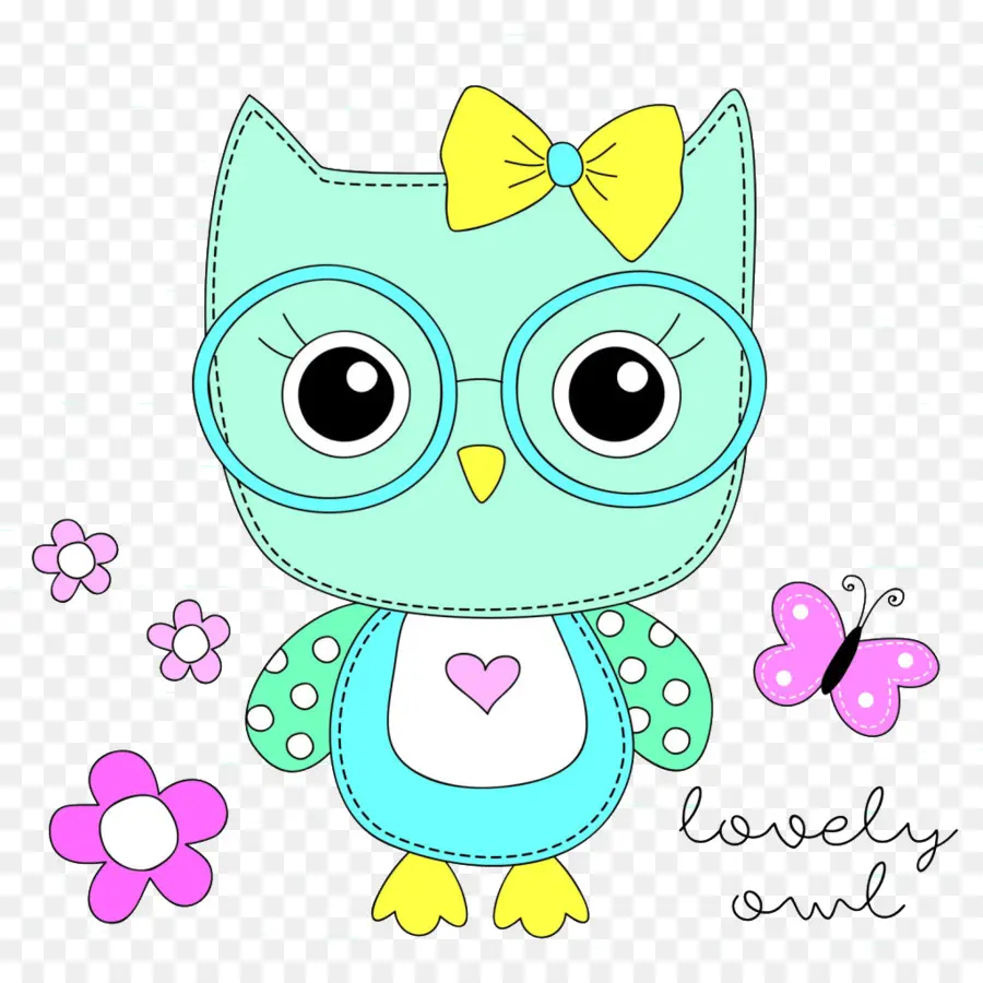 Joli Hibou，Lunettes PNG