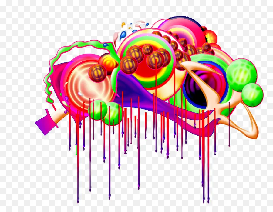 Art Abstrait，Coloré PNG