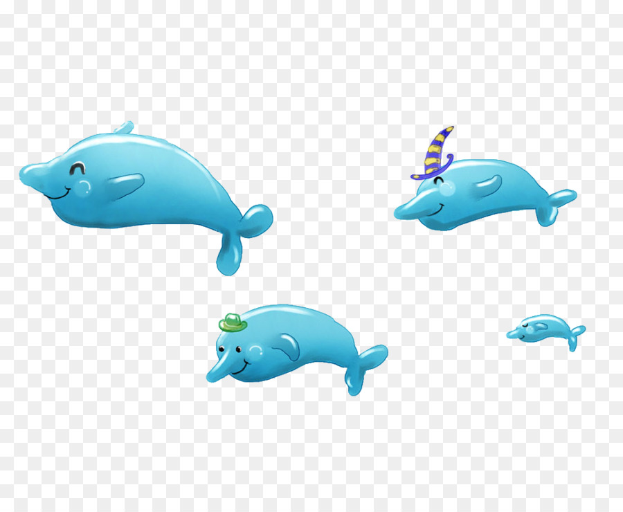 Dauphins De Dessin Animé，Marin PNG