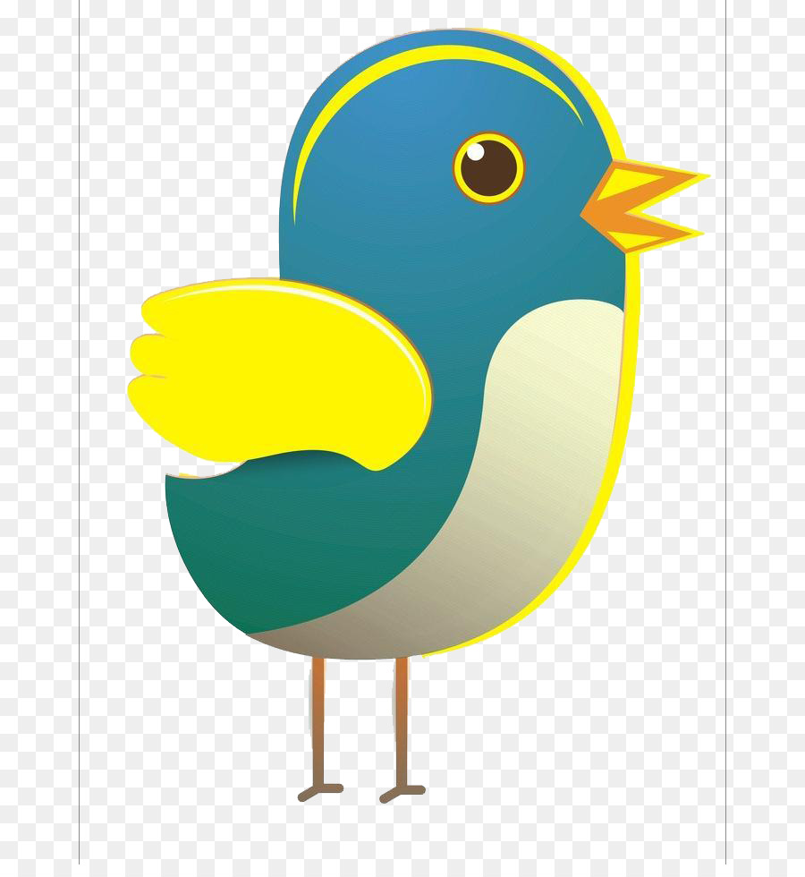 Oiseau Bleu，Dessin Animé PNG