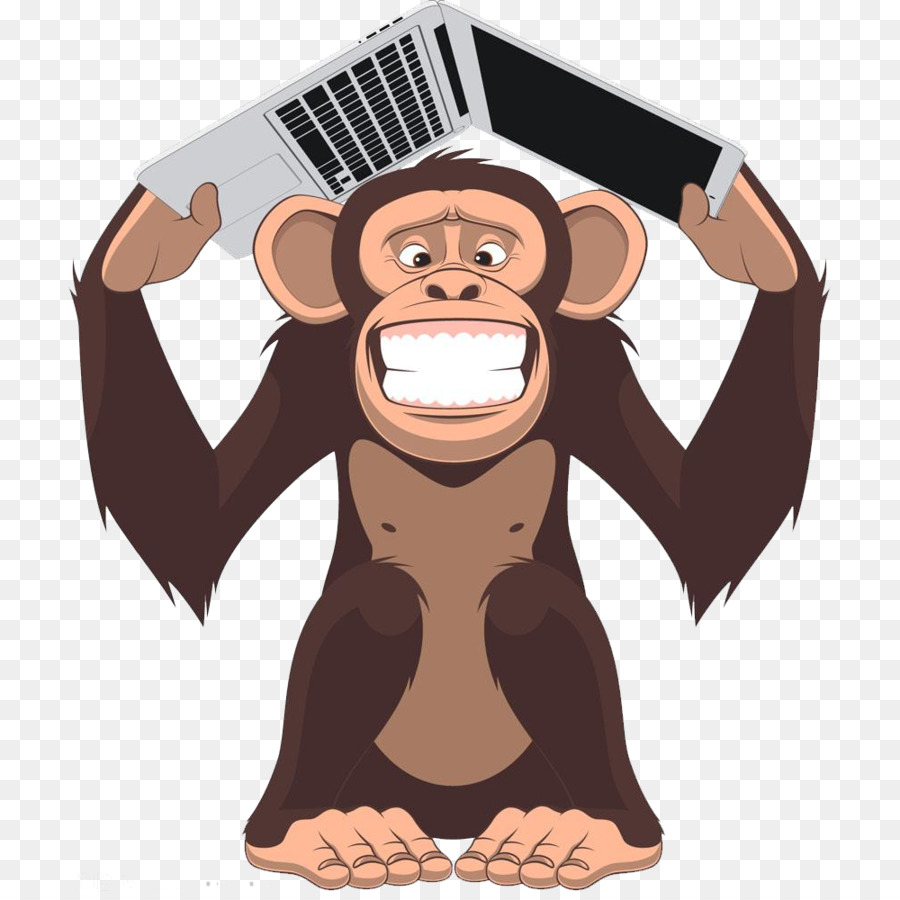 Singe，Ordinateur Portable PNG