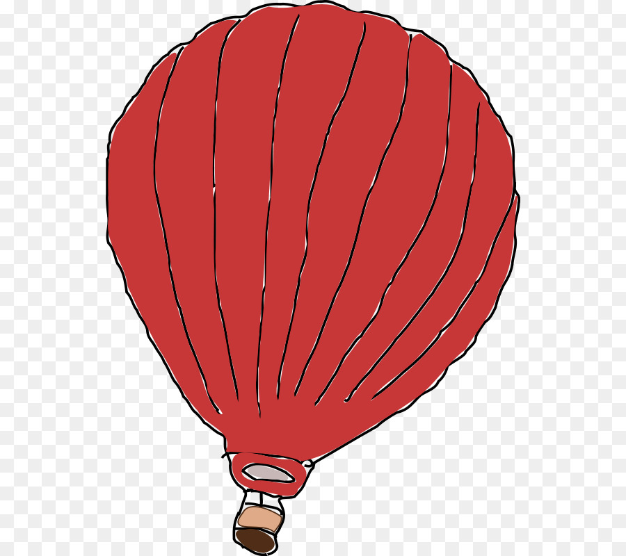 Montgolfière Rouge，Ciel PNG