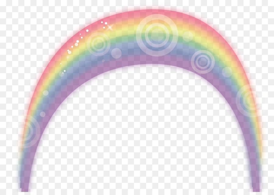 Arc En Ciel Coloré，Paillettes PNG