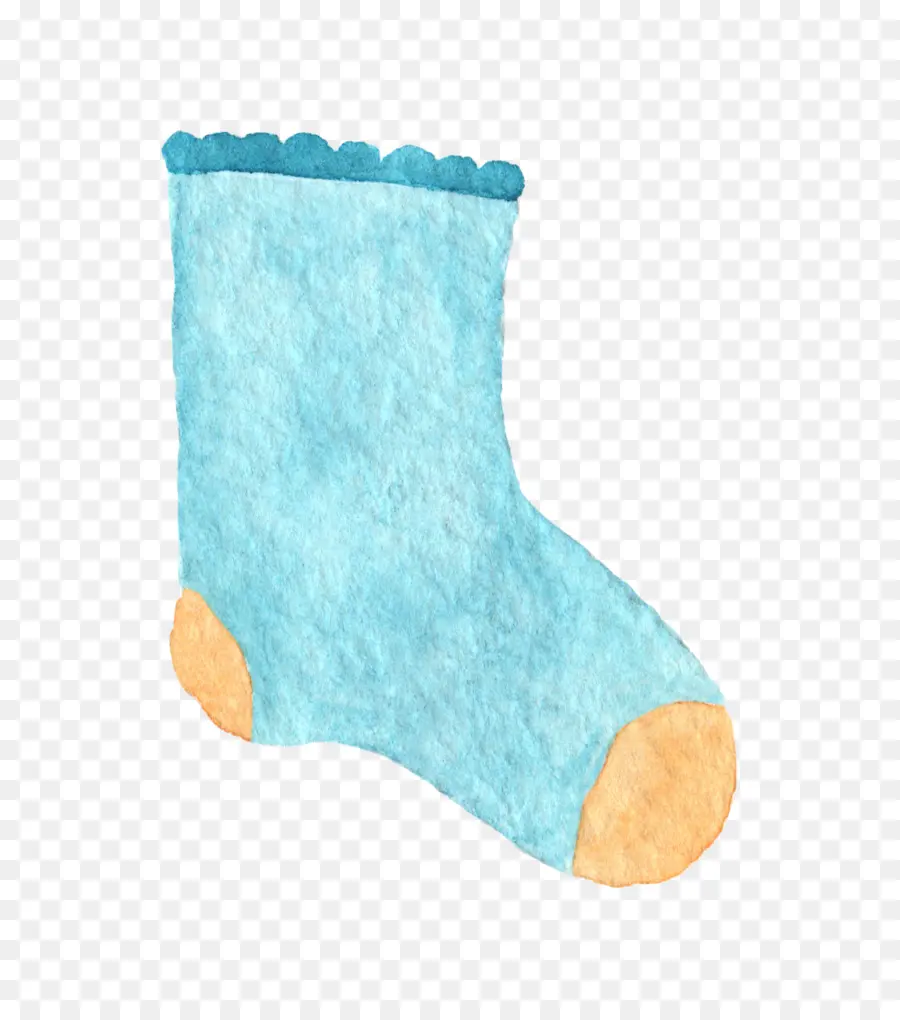 Chaussette，Bleu PNG