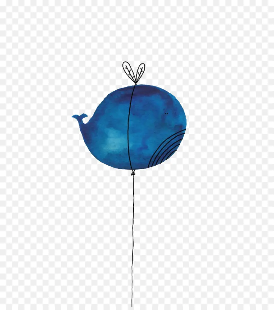 Ballon Baleine Bleue，Baleine PNG