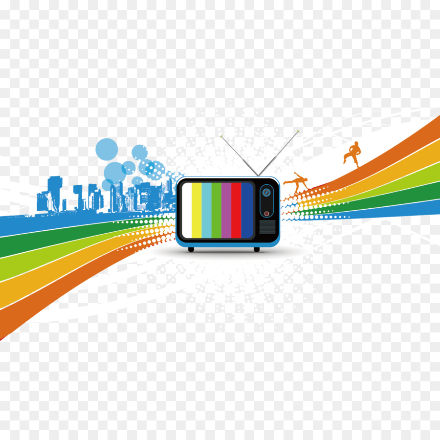 Télévision，Barres De Couleurs PNG