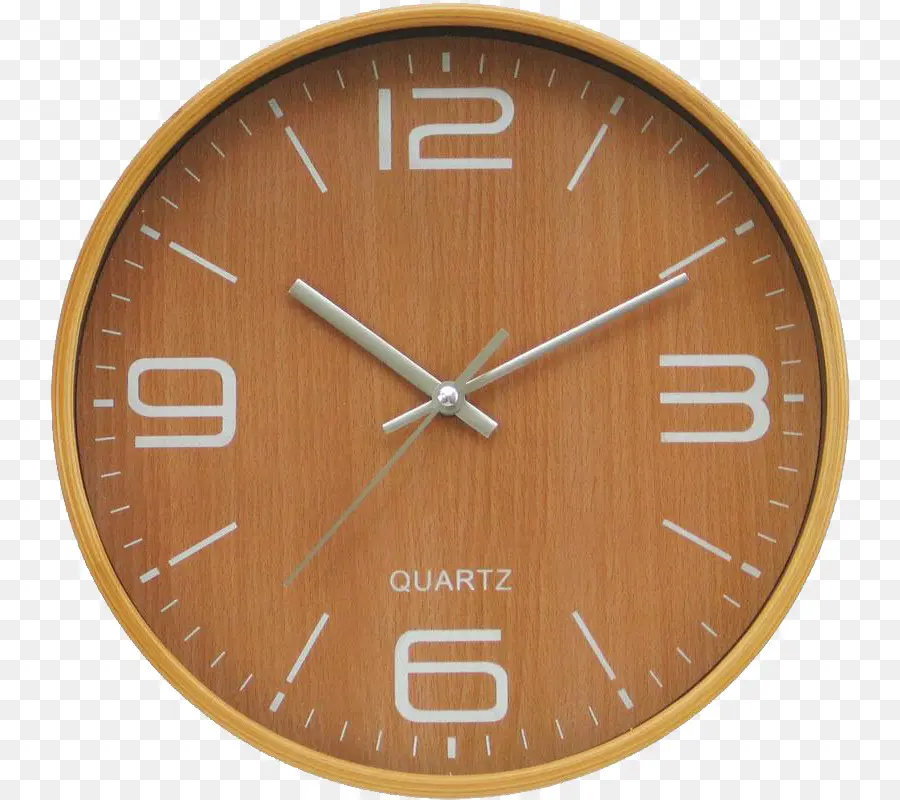 Horloge Murale En Bois，Temps PNG