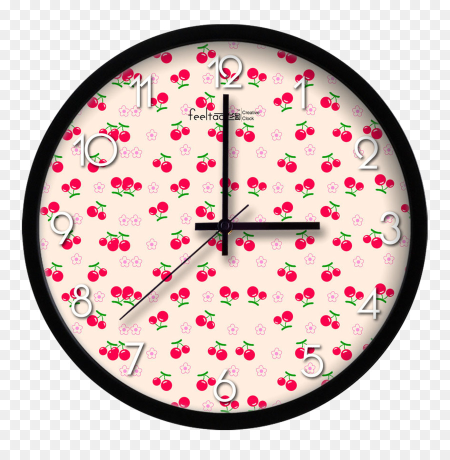 Horloge Cerise，Temps PNG