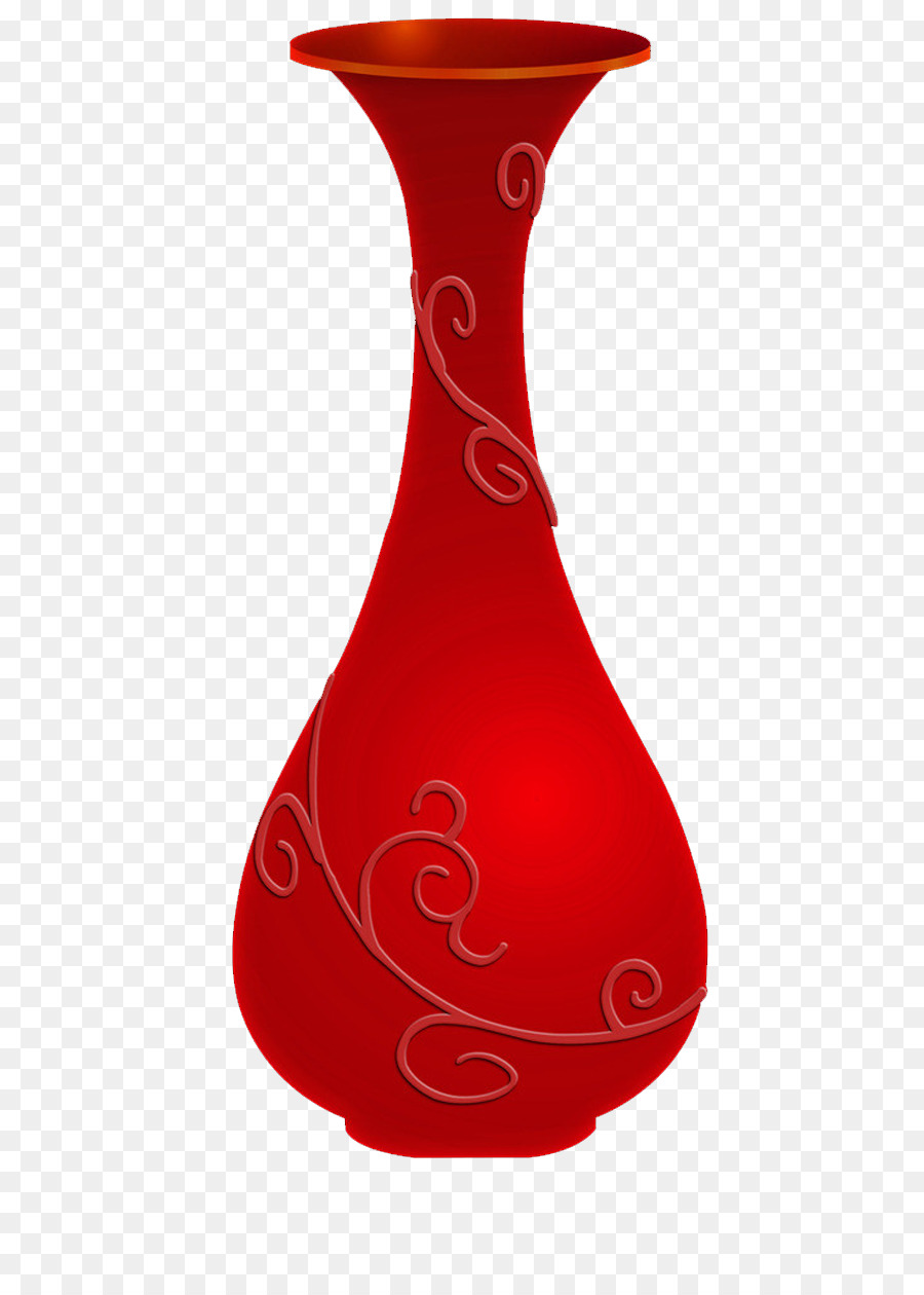 Vase，Rouge PNG