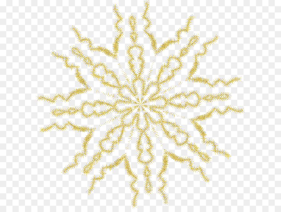 Flocon De Neige Doré，Hiver PNG