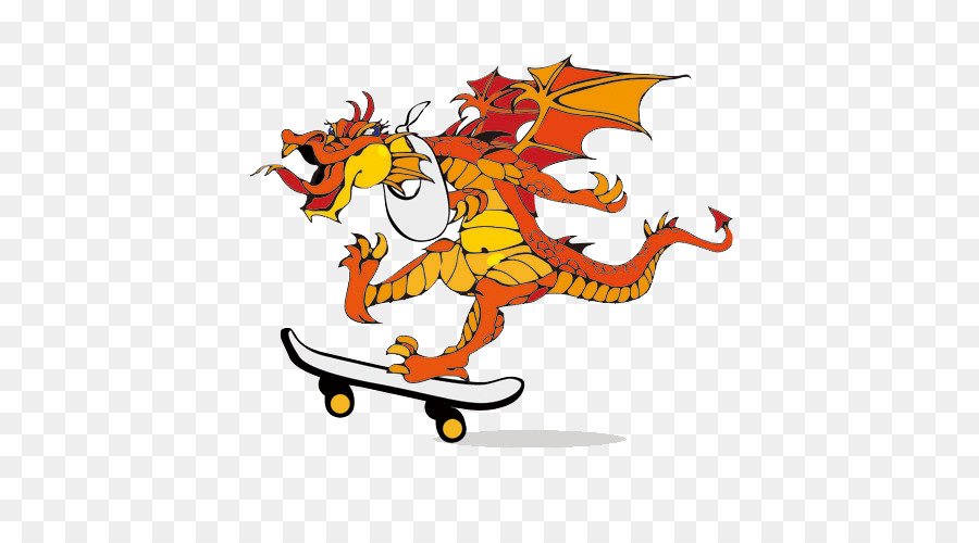 Dragon，Skateboard PNG