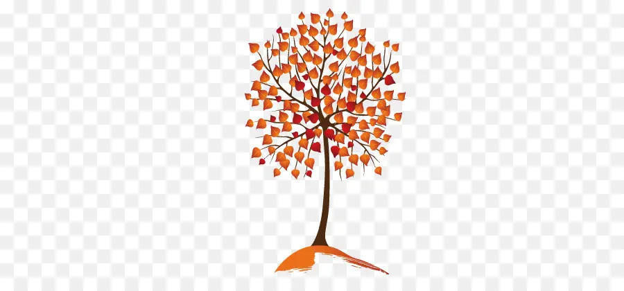 Arbre D'automne，Feuilles PNG