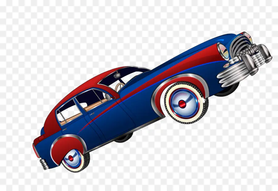 Voiture，Bleu PNG