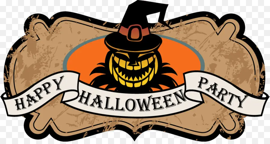 Panneau De Fête D'halloween，Halloween PNG