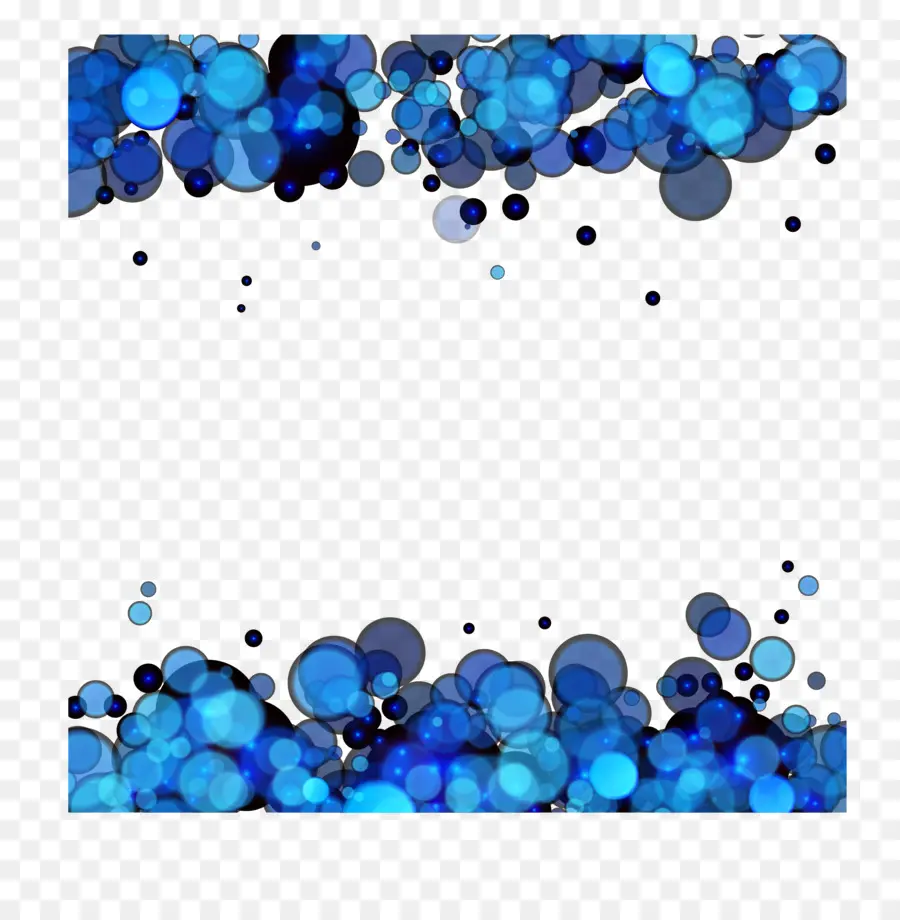 Bulles Bleues，Cercles PNG